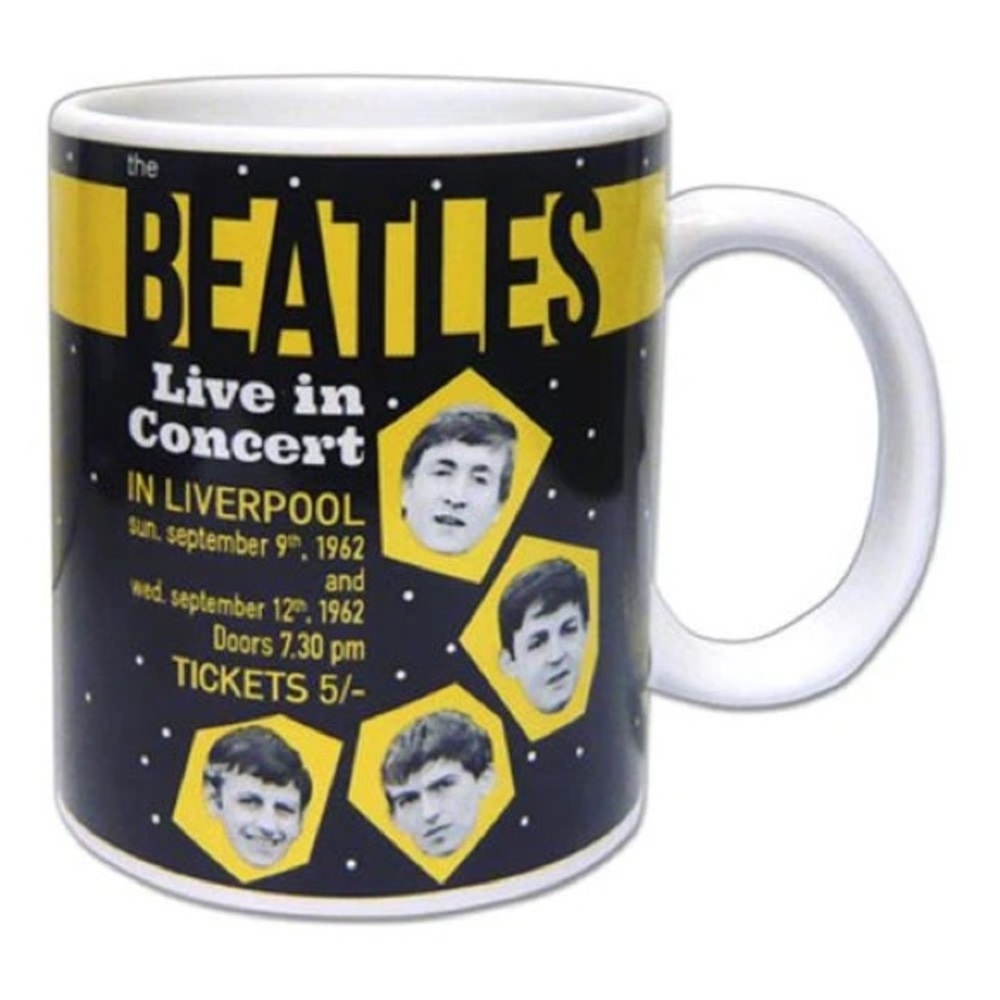 NEW VINTAGE The Beatles Live In Concert In Liverpool 1962 Mug